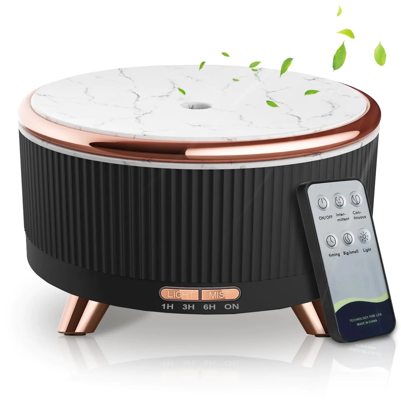 Diffusers for Essential Oils Humidifiers 500ML Essential Oils Large Room Aromatherapy Diffuser7 Colors Lights 3 Mist Modes with R/C for Home Office